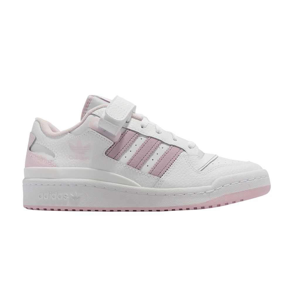 Pre-owned Adidas Originals Adidas Forum Low City J 'white Almost Pink' | Kid's Size 3.5