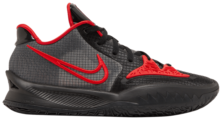 Kyrie 4 low black and white sales