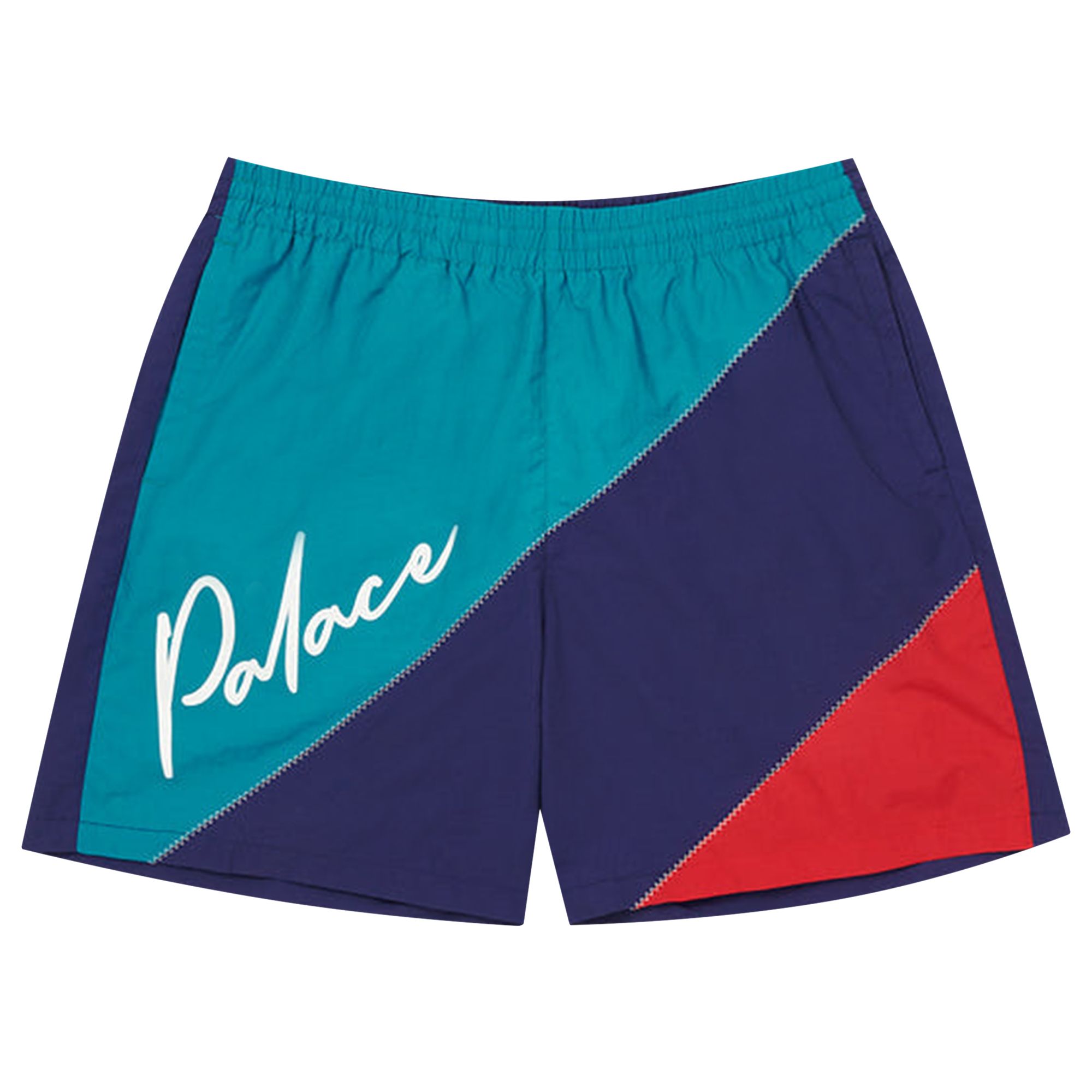 Pre-owned Palace Sail Shorts 'teal/navy/red' | Men's Size L