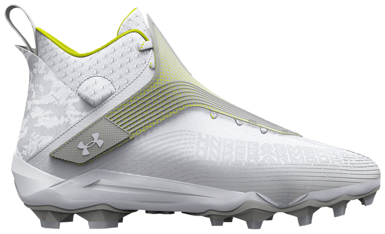 Gold and white under armour football cleats online