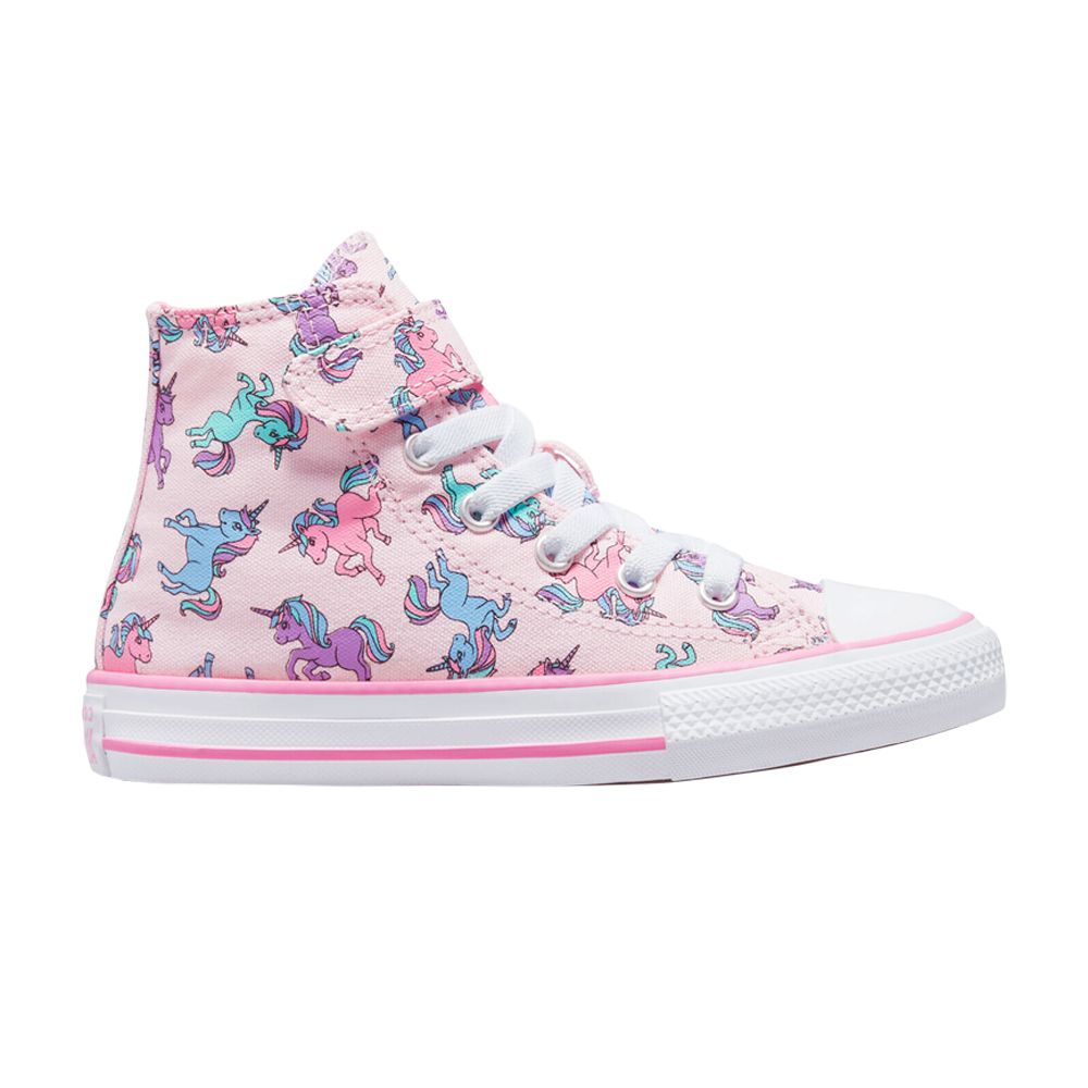 Pre-owned Converse Chuck Taylor All Star High Easy-on Ps 'unicorns' | Pink | Kid's Size 3