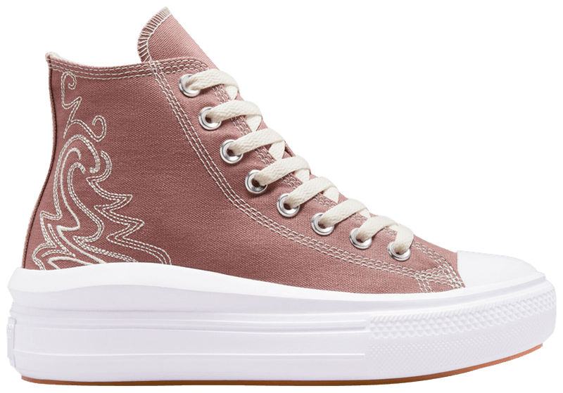 Wmns Chuck Taylor All Star Move Platform High 'Western Embroidery' GOAT