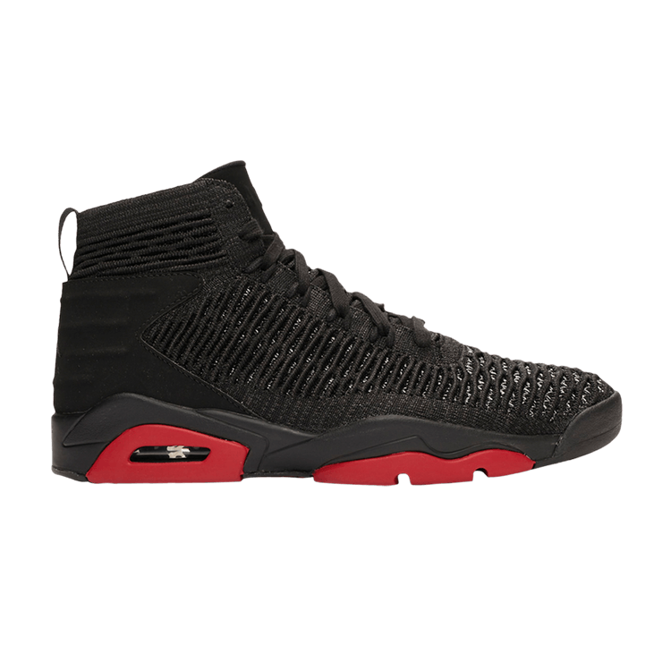 Jordan flyknit elevation 23 black and red top