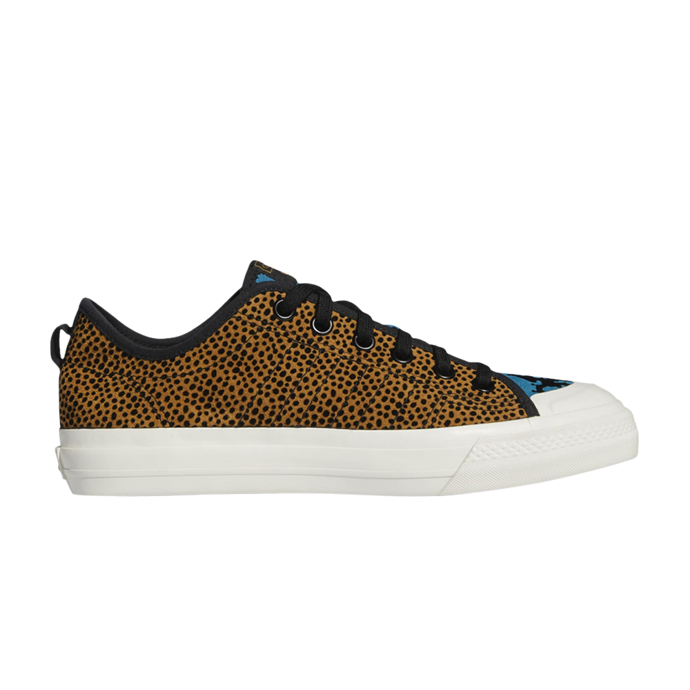 Pre-owned Adidas Originals Nizza Rf 'leopard' In Brown
