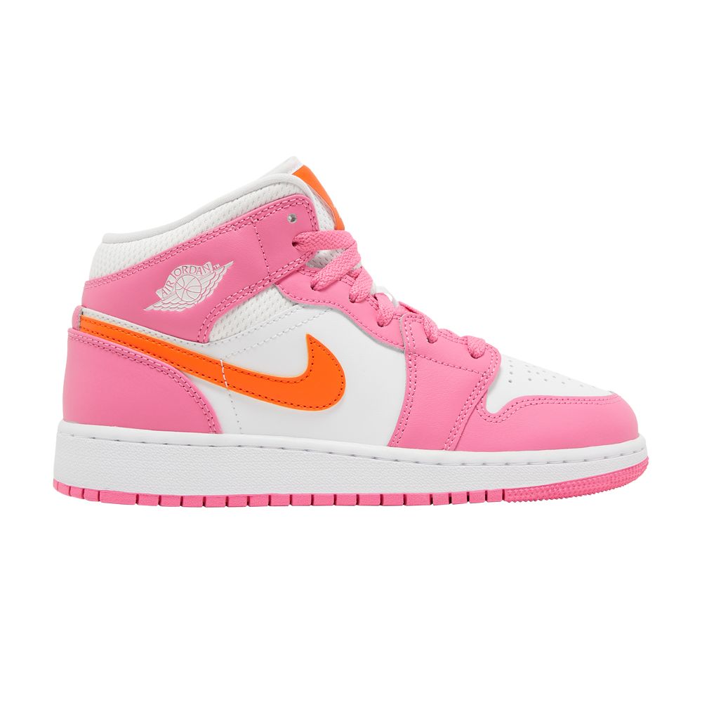 Pre-owned Air Jordan 1 Mid Gs 'pinksicle Orange' | Kid's Size 5