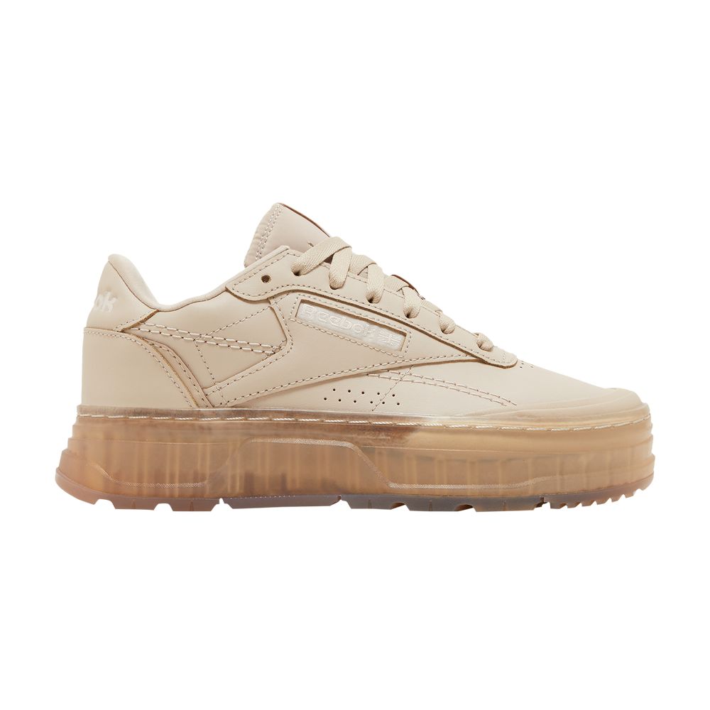 Reebok Wmns Club C Double Geo 'Modern Beige' | Brown | Women's Size 7.5 - GZ6418