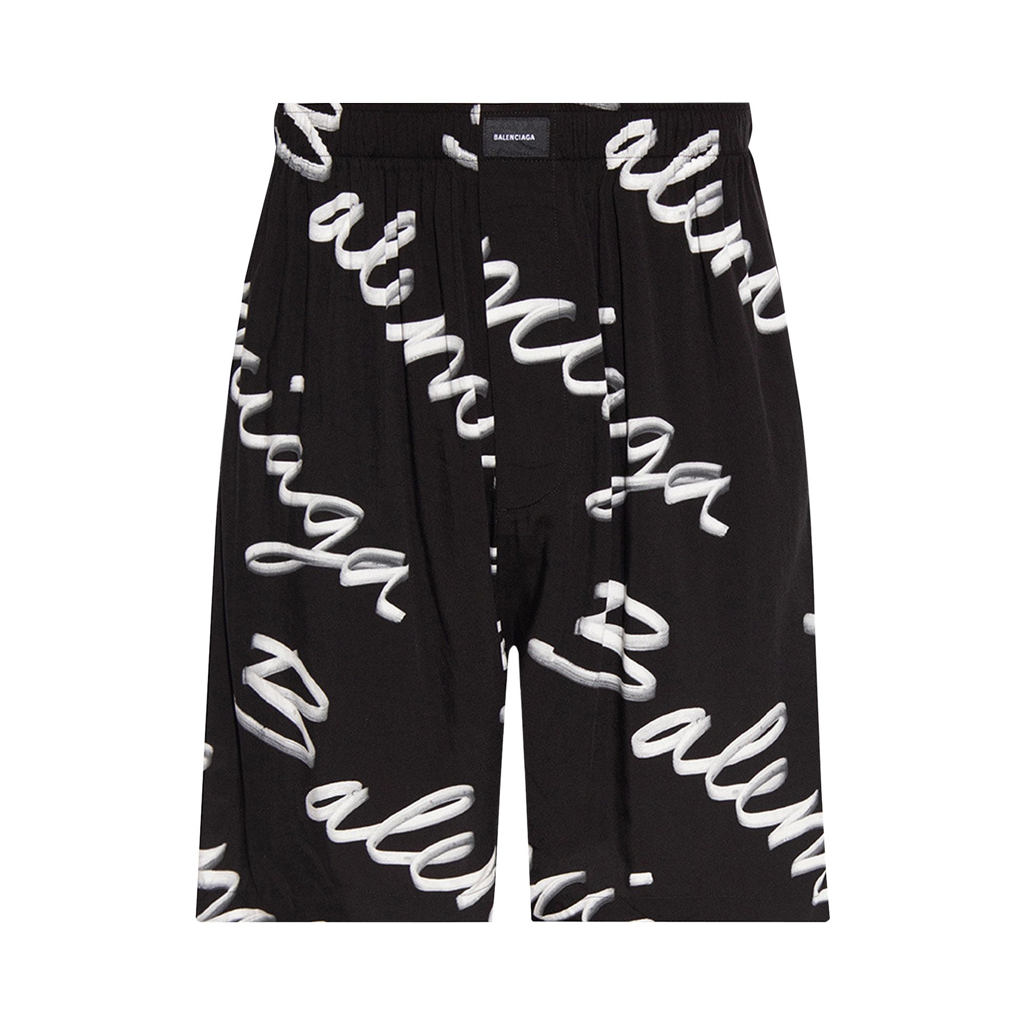 Pre-owned Balenciaga Pyjama Shorts 'black/white' | Men's Size 38