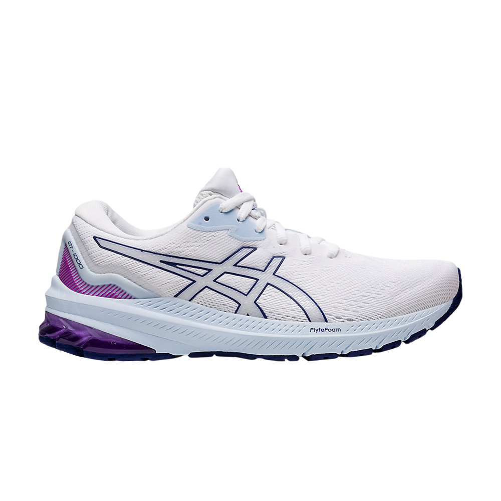 Pre-owned Asics Wmns Gt 1000 11 'white Dive Blue'
