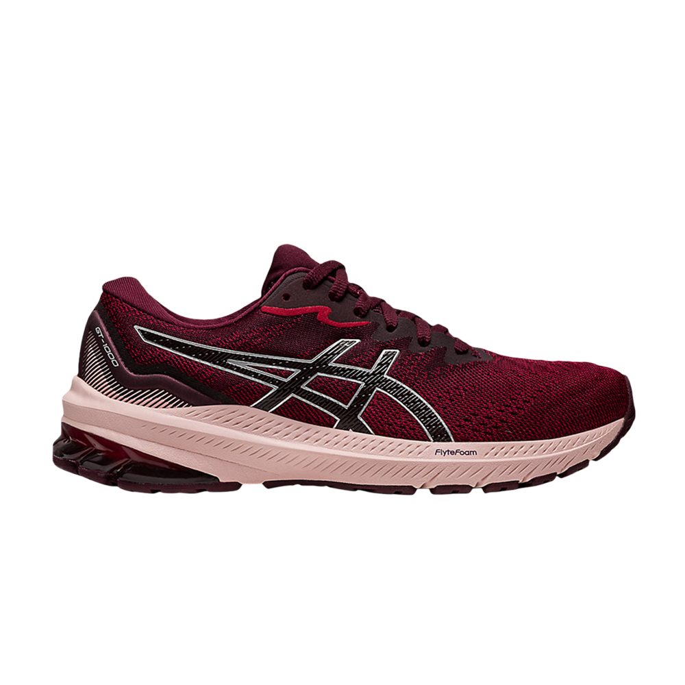 Pre-owned Asics Wmns Gt 1000 11 'cranberry' In Red