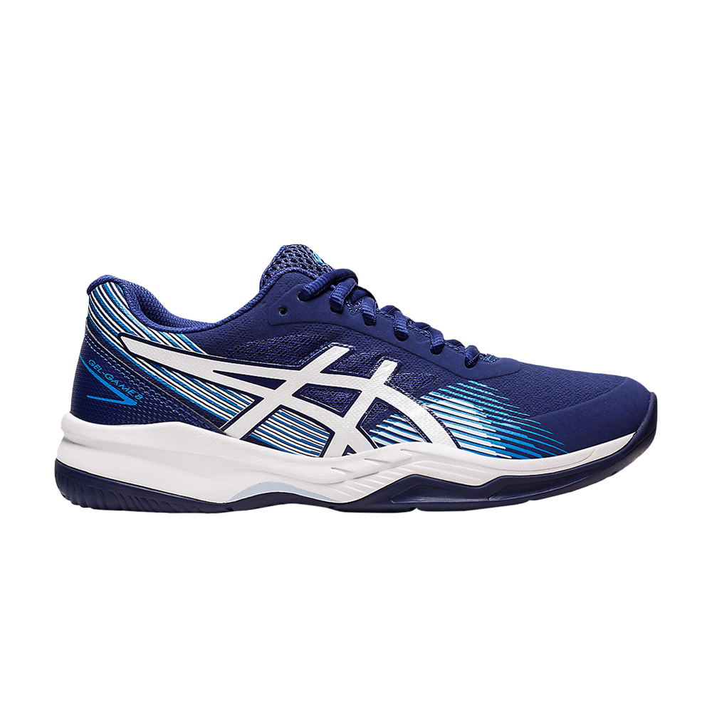 Pre-owned Asics Wmns Gel Game 8 'dive Blue White'
