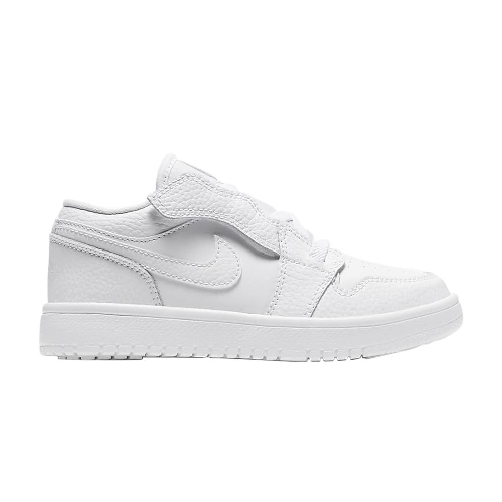 Pre-owned Air Jordan 1 Low Alt Ps 'triple White' 2019 | Kid's Size 3