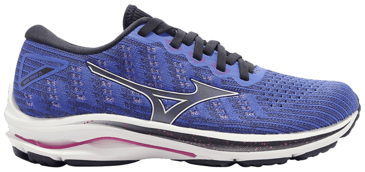 Mizuno Wmns Wave Rider 25 Waveknit Super Wide Blue White