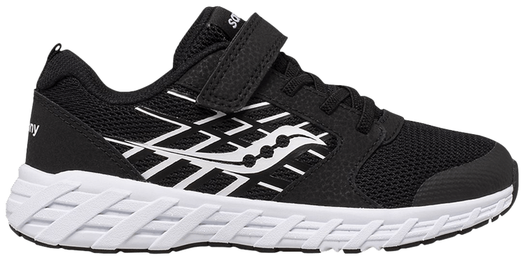 Saucony Wind 20 AC Big Kid Black White