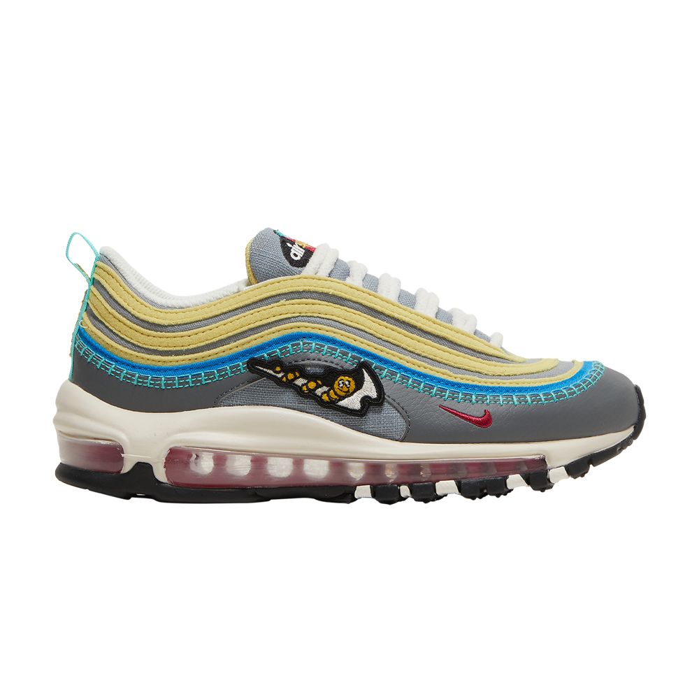 Pre-owned Nike Air Max 97 Gs 'air Sprung' | Grey | Kid's Size 6.5 In Gray