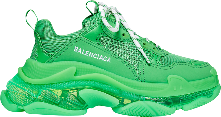 Balenciaga Wmns Triple S Sneaker 'Clear Sole - Green'