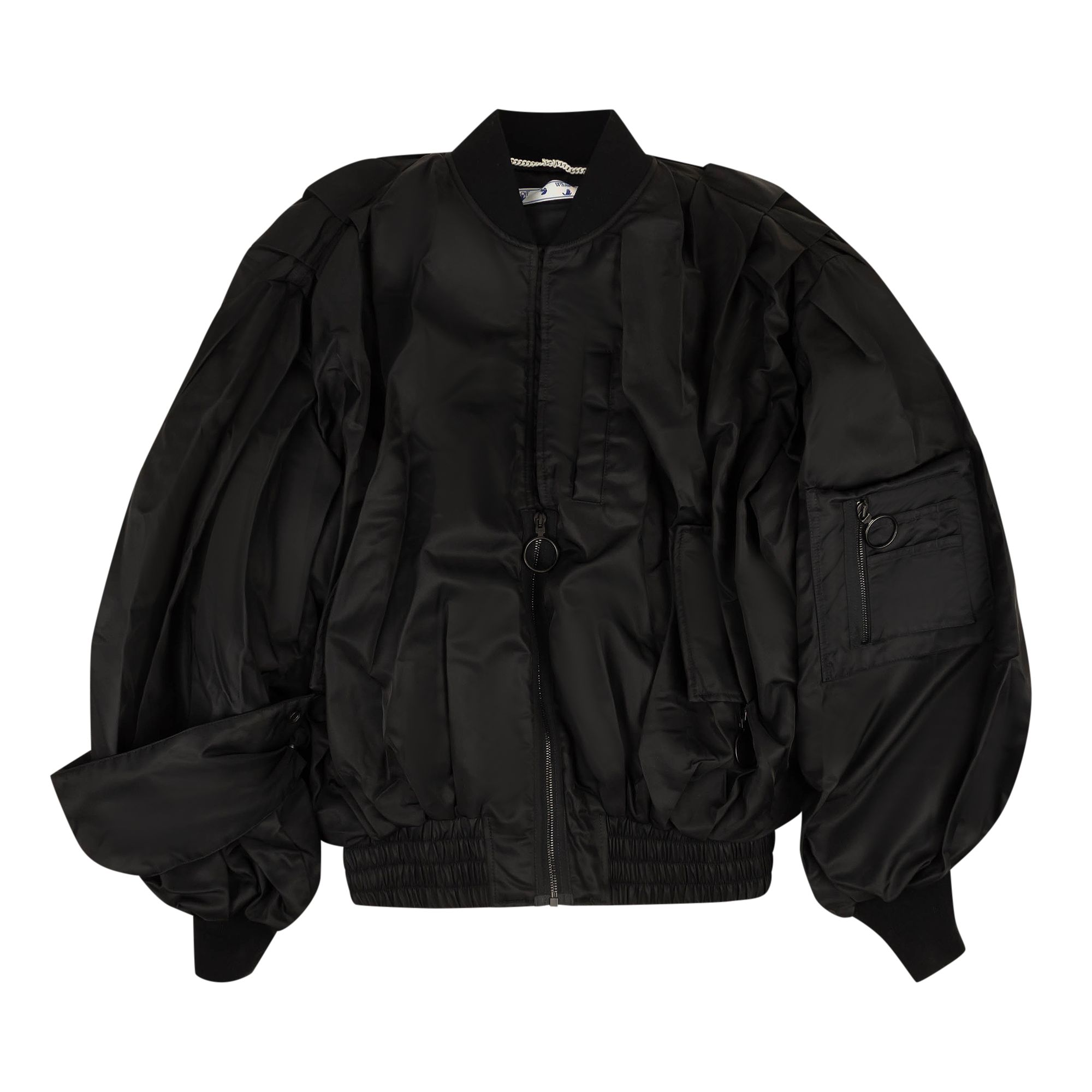Off-White Pascal Print Pivot Bomber 'Black' | Men's Size M