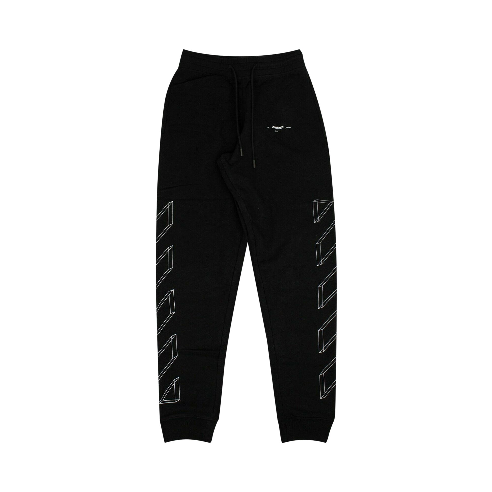 Off-White 3D Print Sweatpants 'Black' | Men's Size 2XS