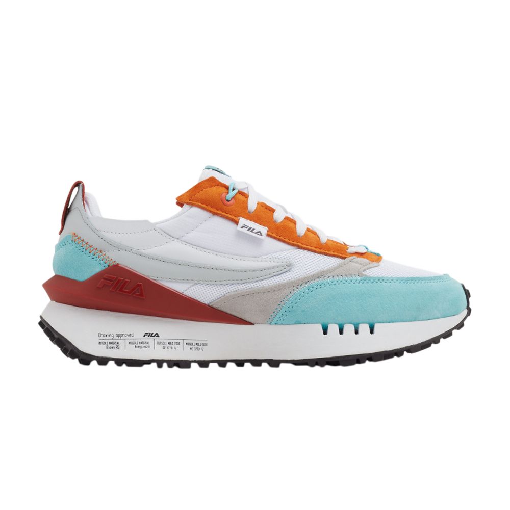 Pre-owned Fila Renno N-generation 'white Blue Lava'