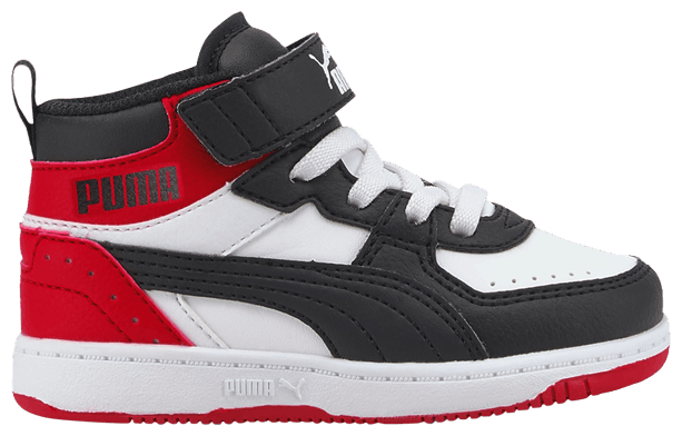 Puma Rebound Joy Infant White High Risk Red
