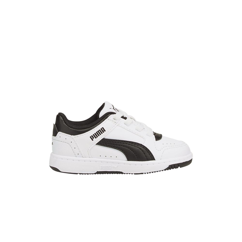 Puma Rebound Joy Low Infant 'White Black' | Infant Size 4 - 381986-04