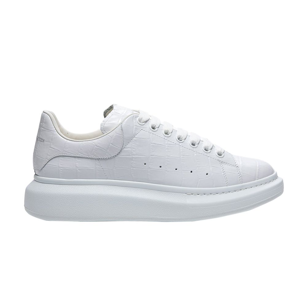 Pre-owned Alexander Mcqueen Oversized Sneaker 'croc White' | Men's Size 40