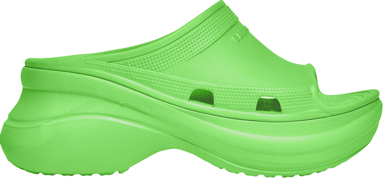 Crocs x Balenciaga Wmns Pool Slide Sandal 'Neon Green'