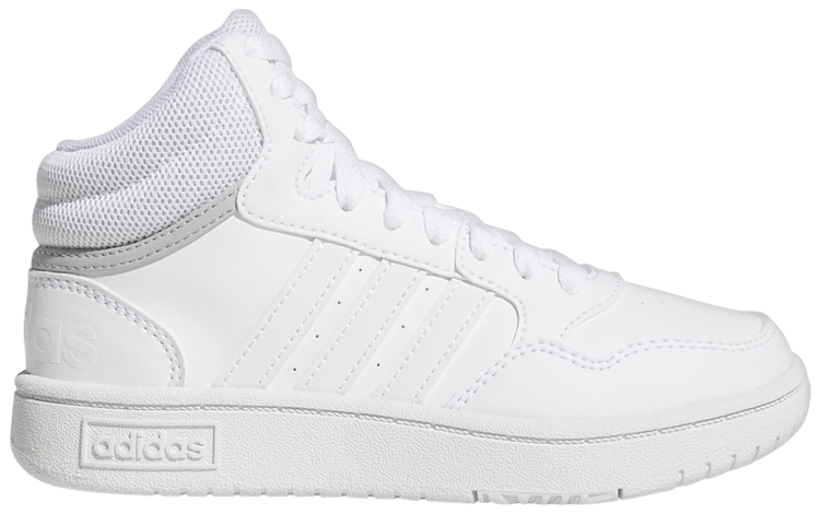Adidas Hoops Mid J White Grey