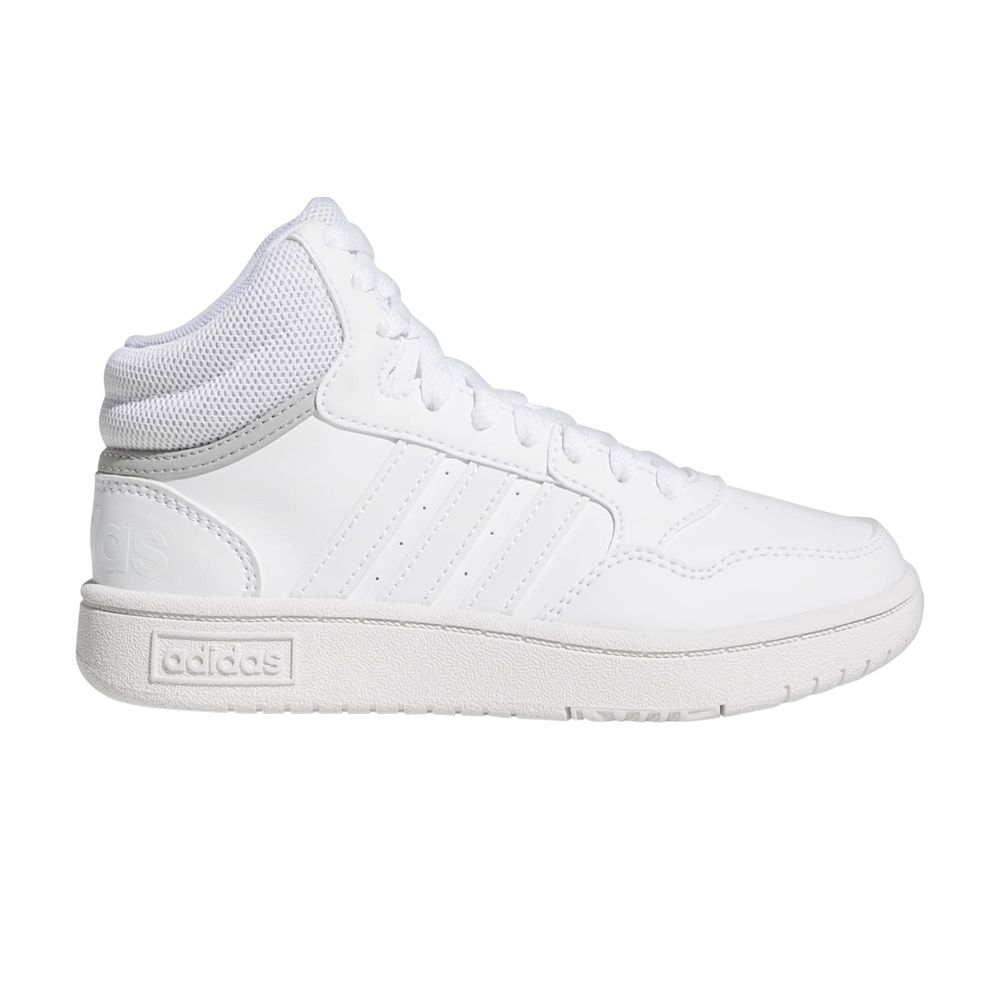 adidas Hoops Mid J 'White Grey' | Kid's Size 12.5