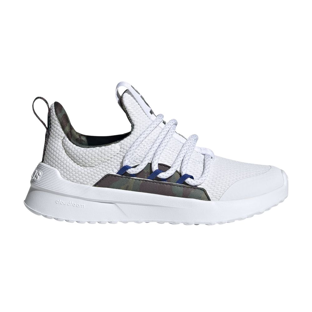 Pre-owned Adidas Originals Adidas Lite Racer Adapt 5 Slip-on J 'white Camo' | Kid's Size 13