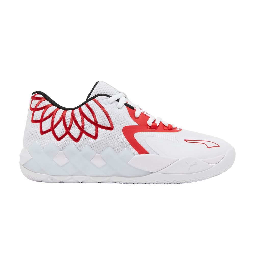 Puma MB.01 Lo 'Team Colors - White High Risk Red' | Men's Size 10.5