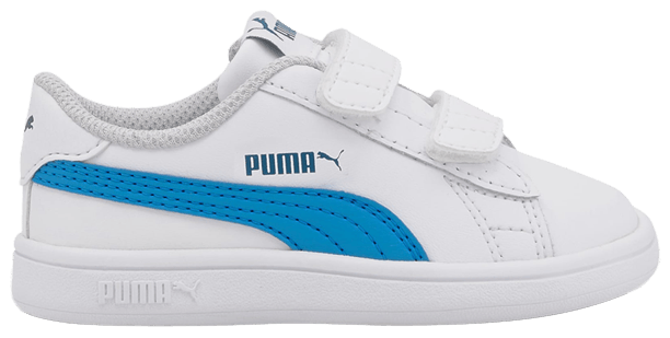 Puma Smash v2 Infant White Dresden Blue