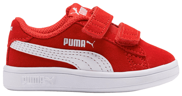 Puma Smash v2 Suede Infant High Risk Red