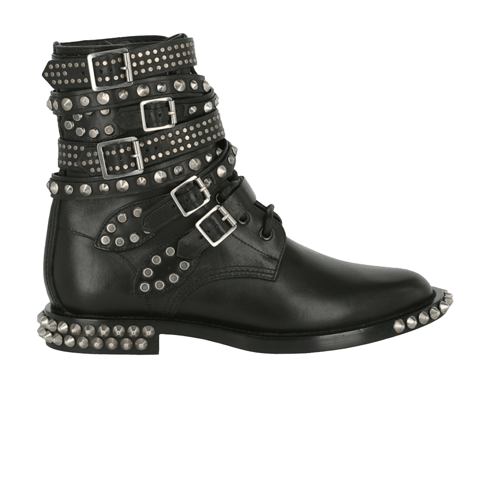 Wmns Studded Ranger Combat Boot 'Black 