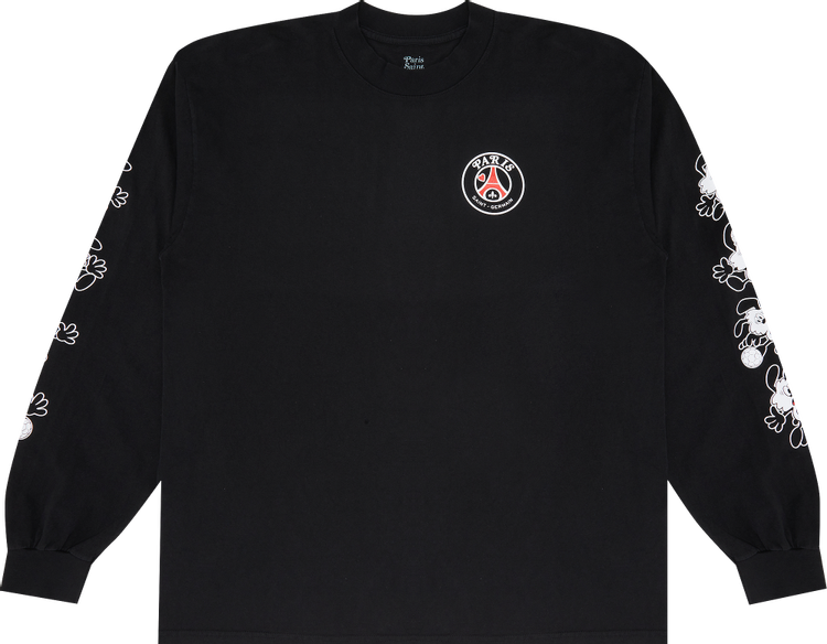 Paris Saint-Germain x VERDY Long Sleeve T-shirt 'Black'