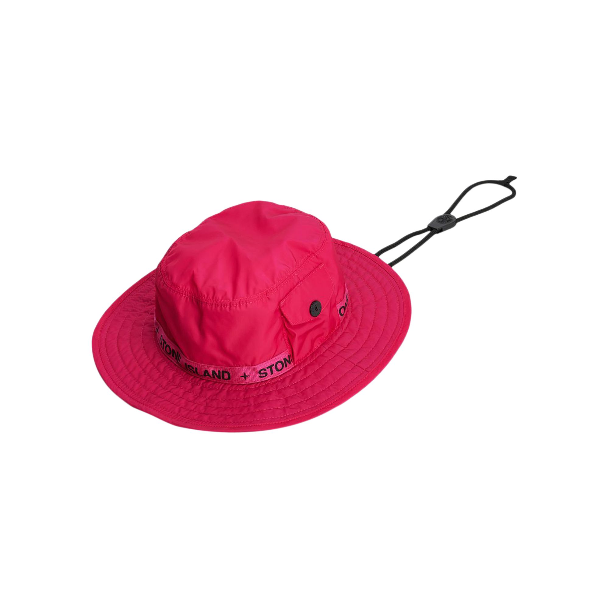 Pre-owned Stone Island Bucket Hat 'fuchsia' | Pink | Men's Size L
