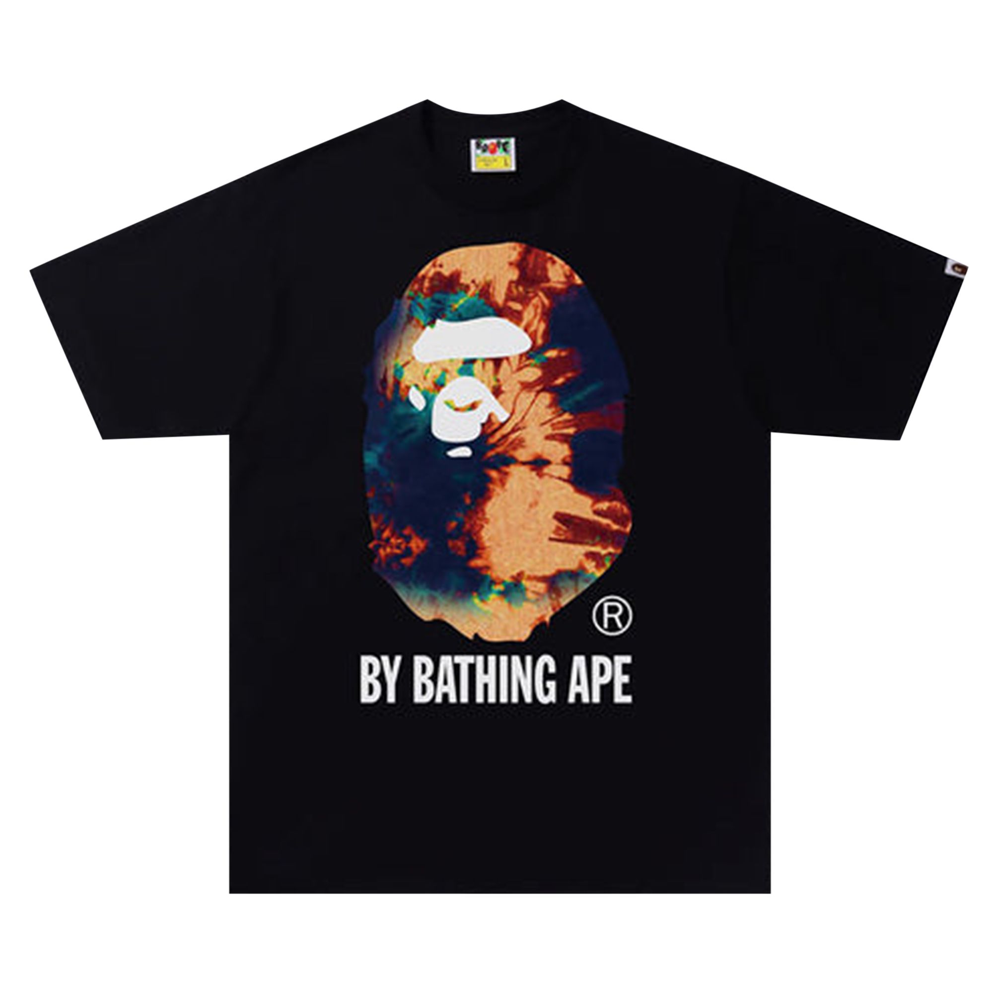 BAPE Tie Dye By Bathing Ape Tee 'Black/Navy' | Men's Size L