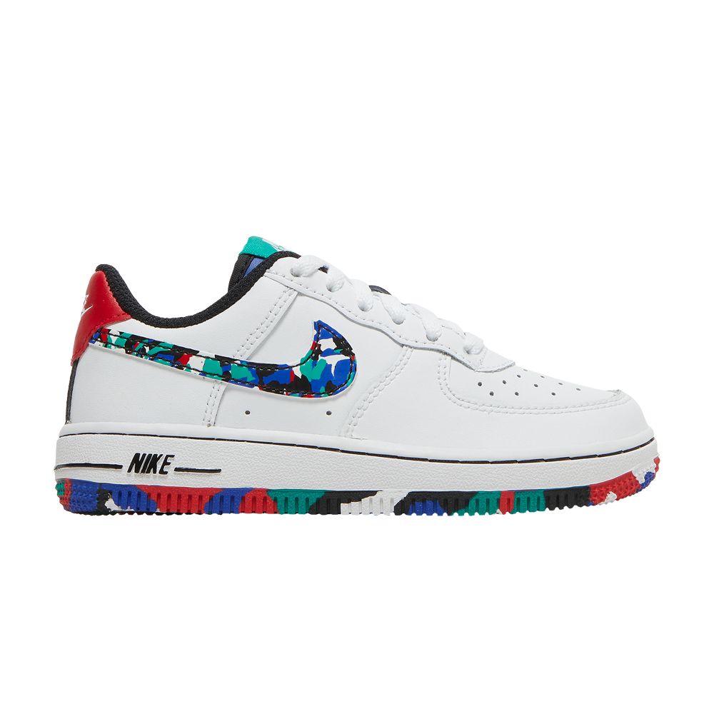 Pre-owned Nike Air Force 1 Low Ps 'melted Crayon' | White | Kid's Size 1