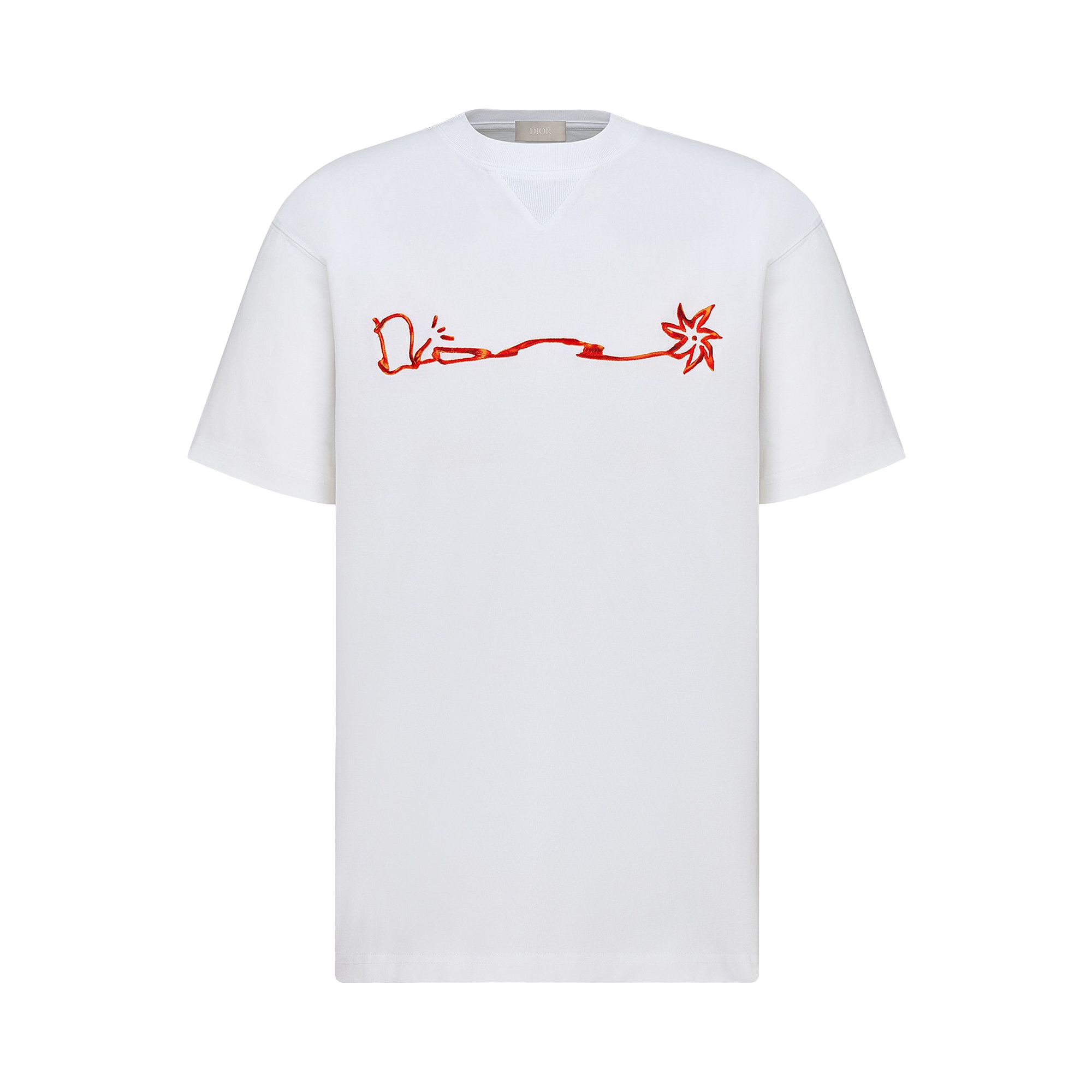 Pre-owned Dior X Cactus Jack Oversized T-shirt 'white'