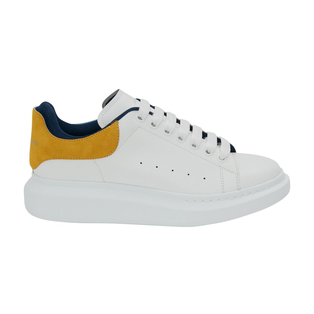 Pre-owned Alexander Mcqueen Oversized Sneaker 'white Pop Yellow Navy' | Men's Size 49