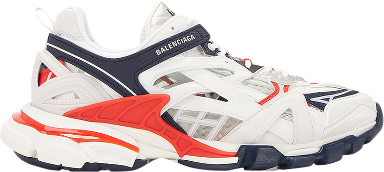 Buy Balenciaga Track.2 Sneaker 'White Blue Red' - 568614 W3AE2 1248 | GOAT