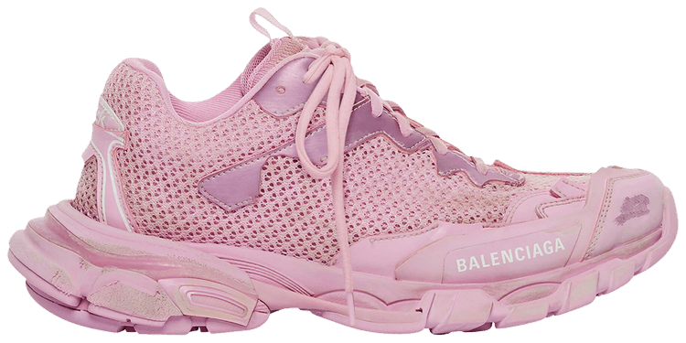 Balenciaga Triple S Clear Sole Sneakers - Pink