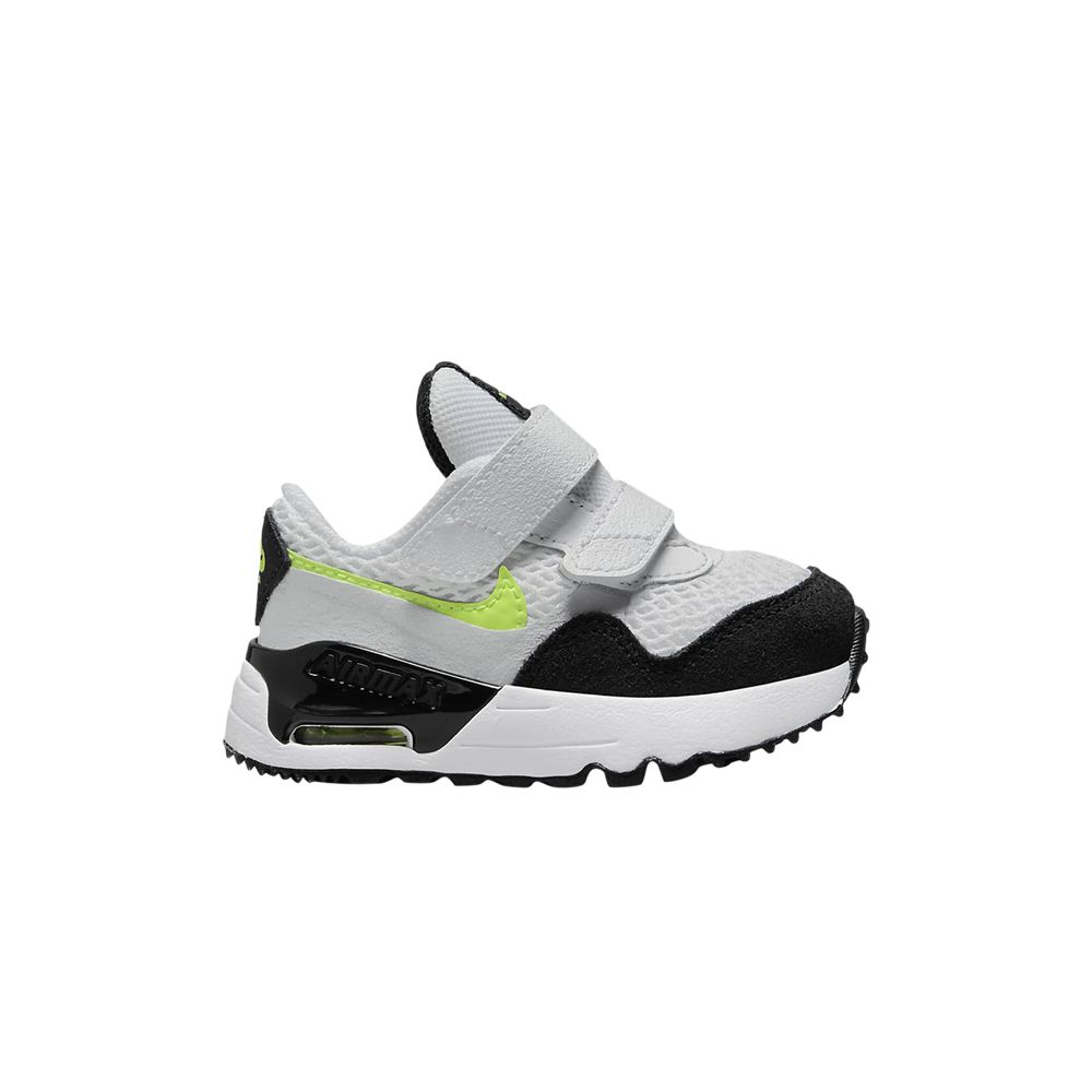 Pre-owned Nike Air Max Systm Td 'white Volt' | Infant Size 10