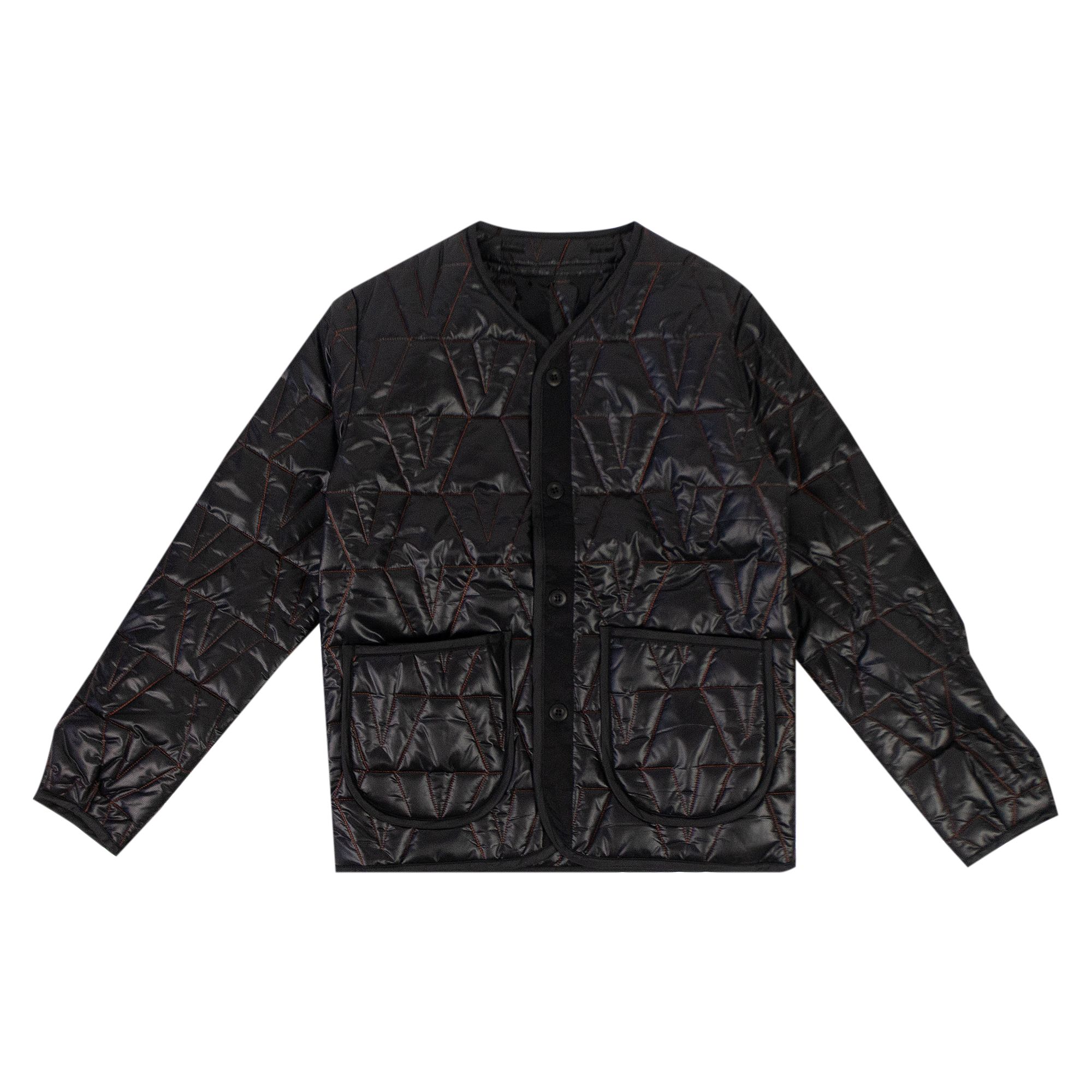 Vlone Quilted Jacket 'Black' | Men's Size L