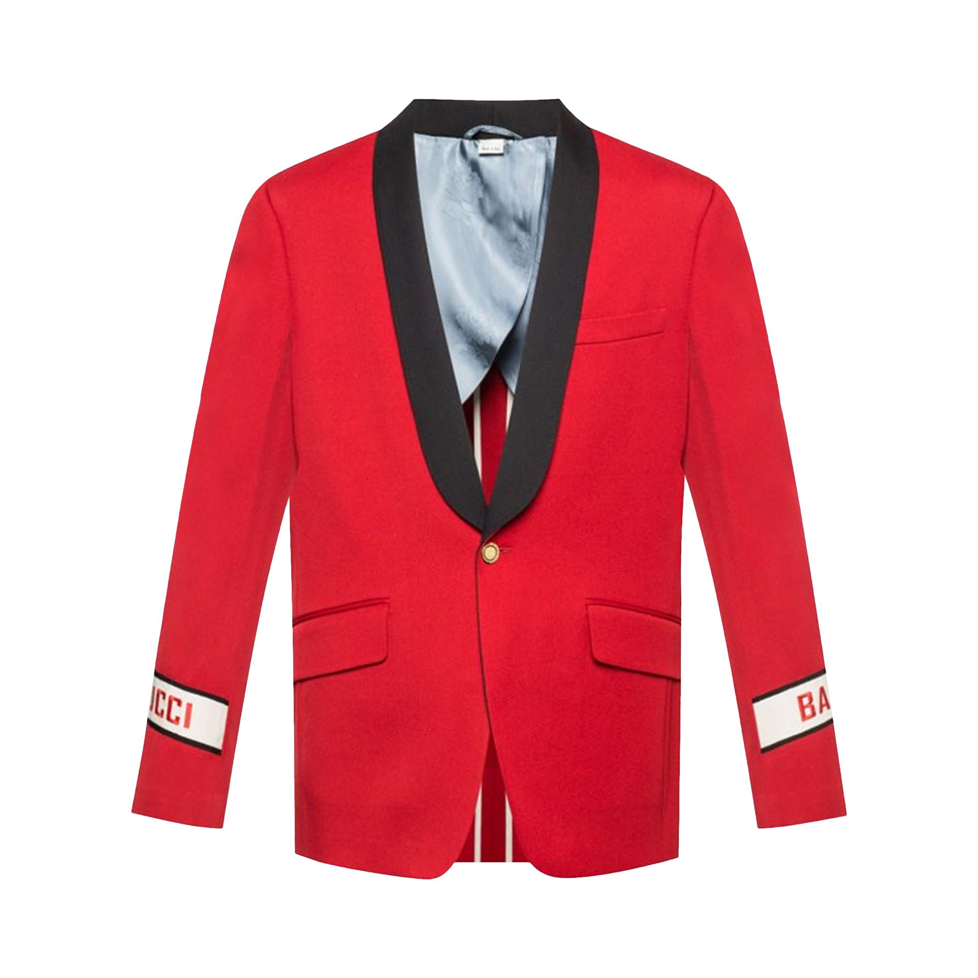Gucci Single-Breasted Blazer 'Red' | Men's Size 50