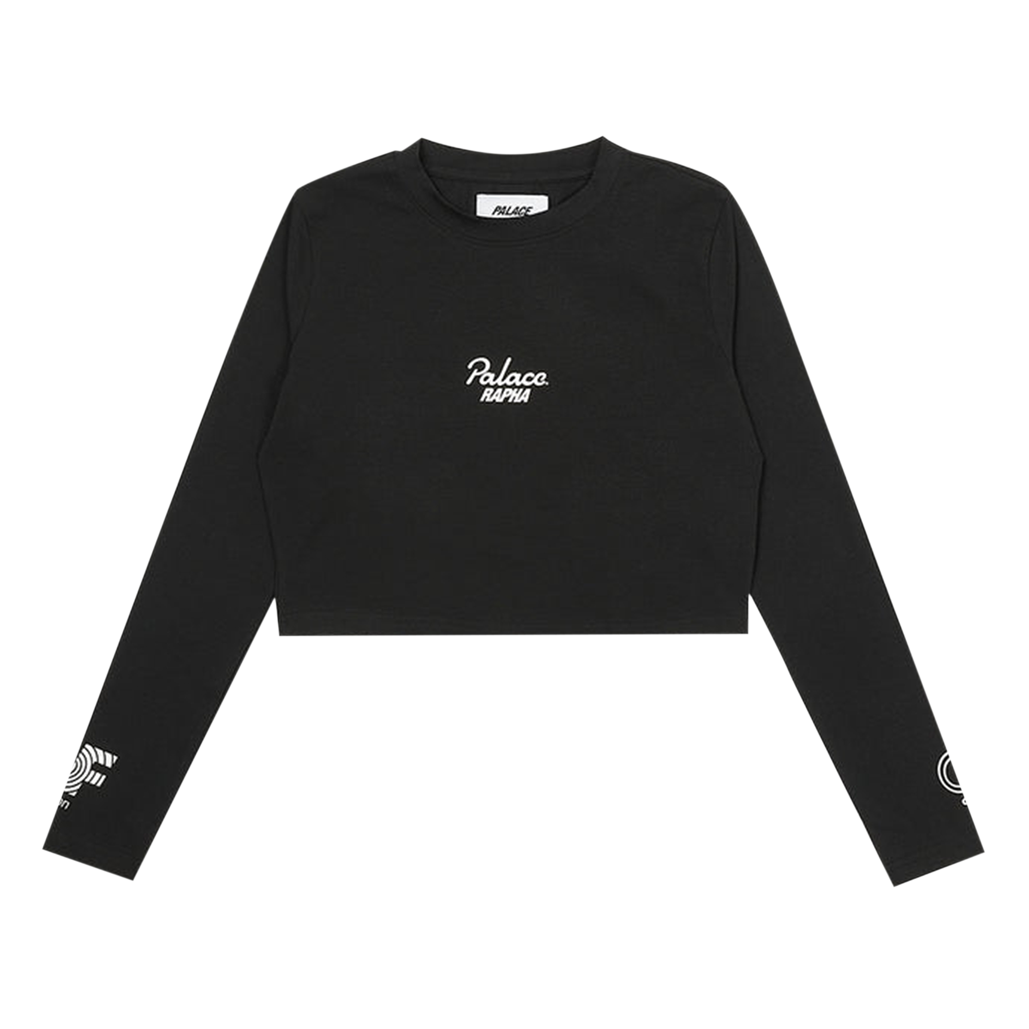 Pre-owned Palace X Rapha Ef Education First Cropped T-shirt 'black'