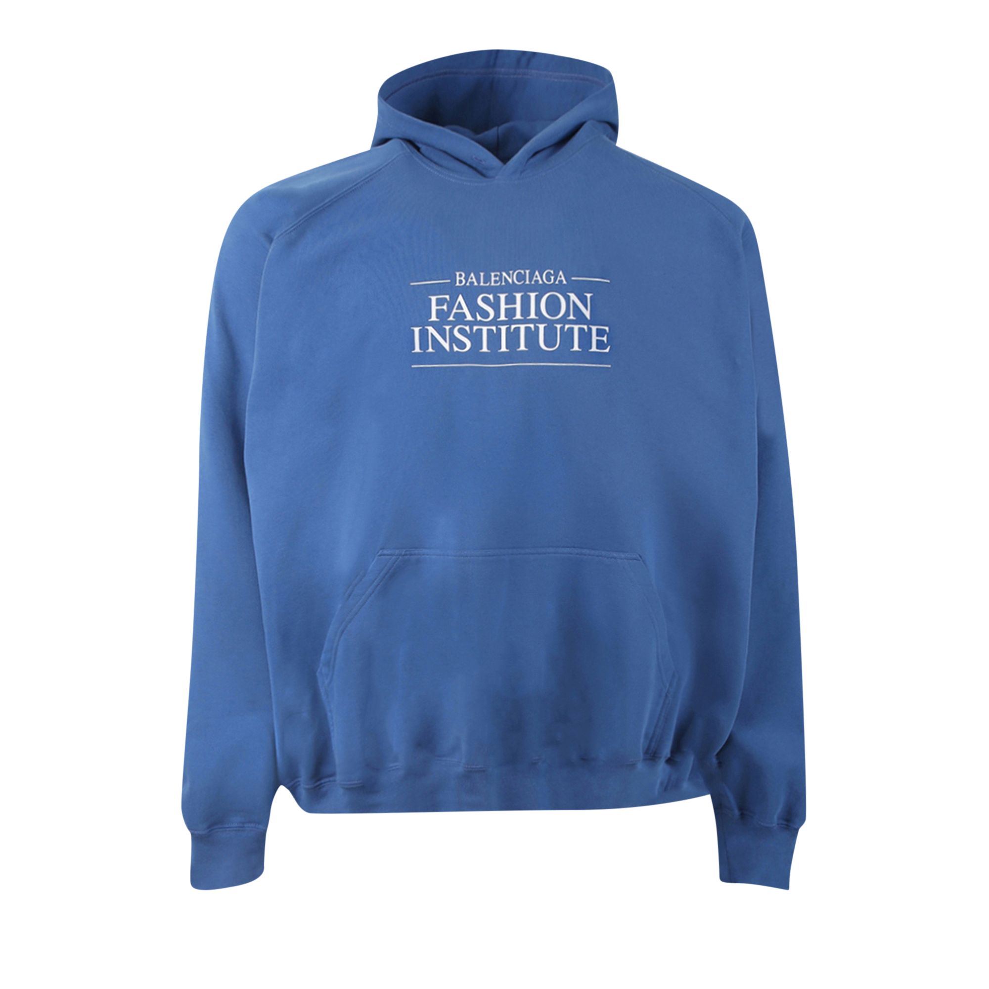 Balenciaga Oversized Hoodie 'Ocean Blue/White' | Men's Size 1