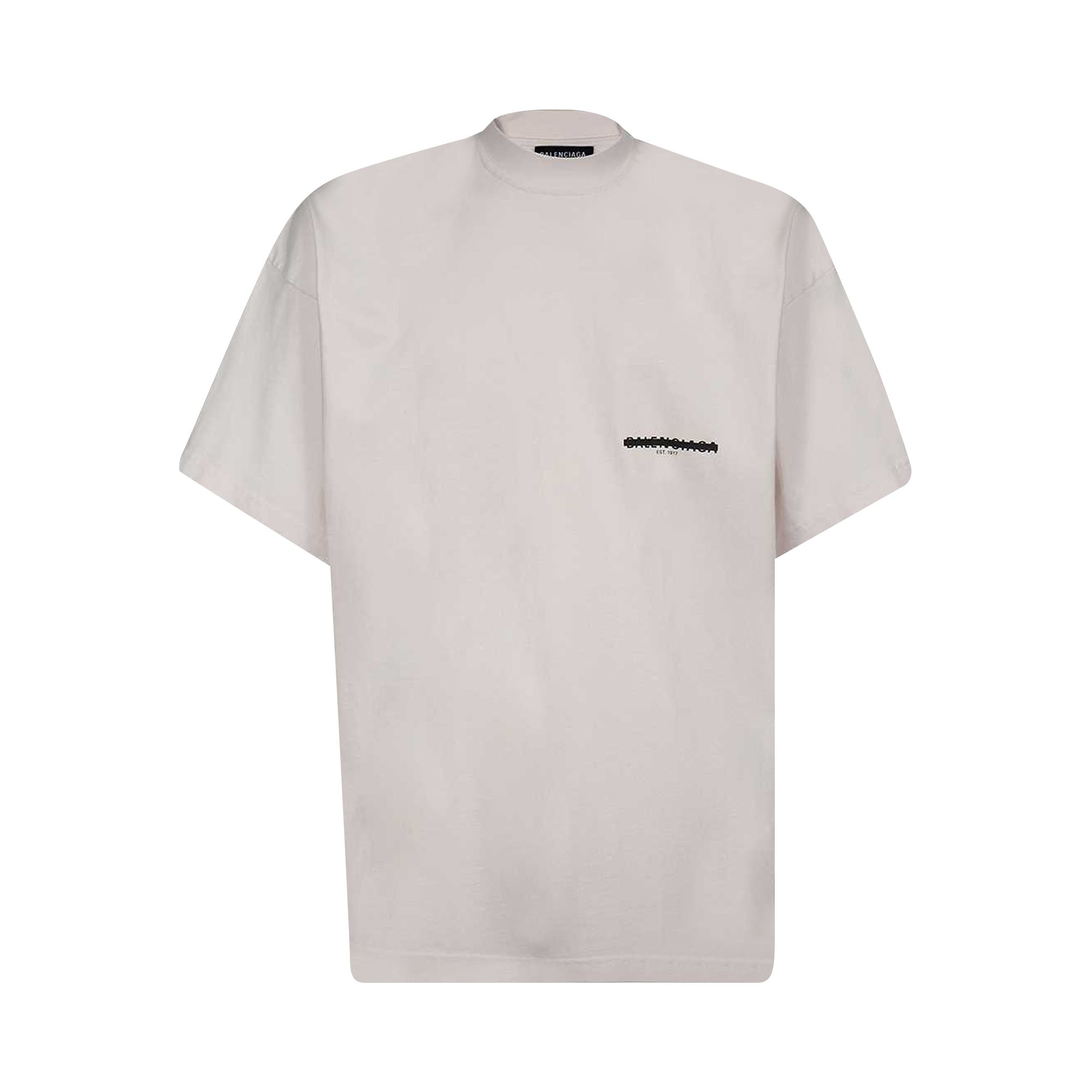 Pre-owned Balenciaga Strike 1917 T-shirt Oversized 'off White' | Men's Size 1