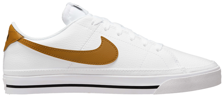 Nike court on sale royale white gold
