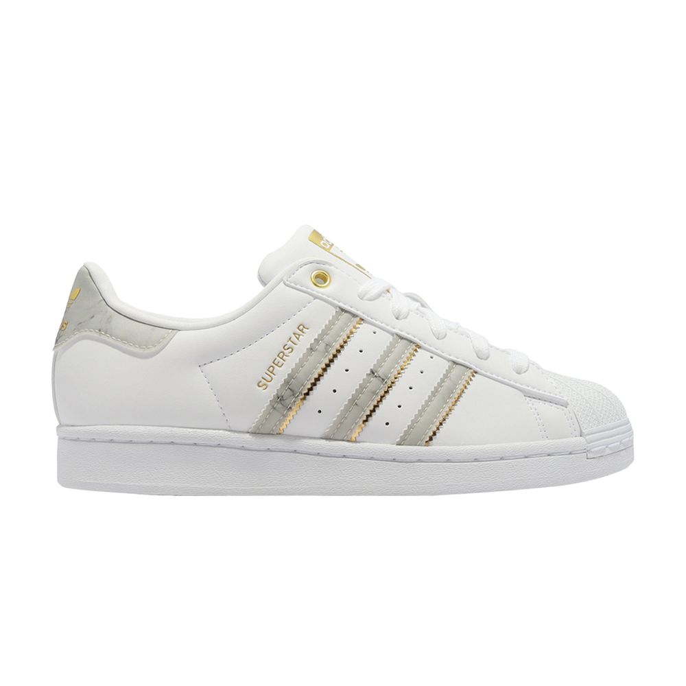 Pre-owned Adidas Originals Wmns Superstar 'white Gold Metallic'