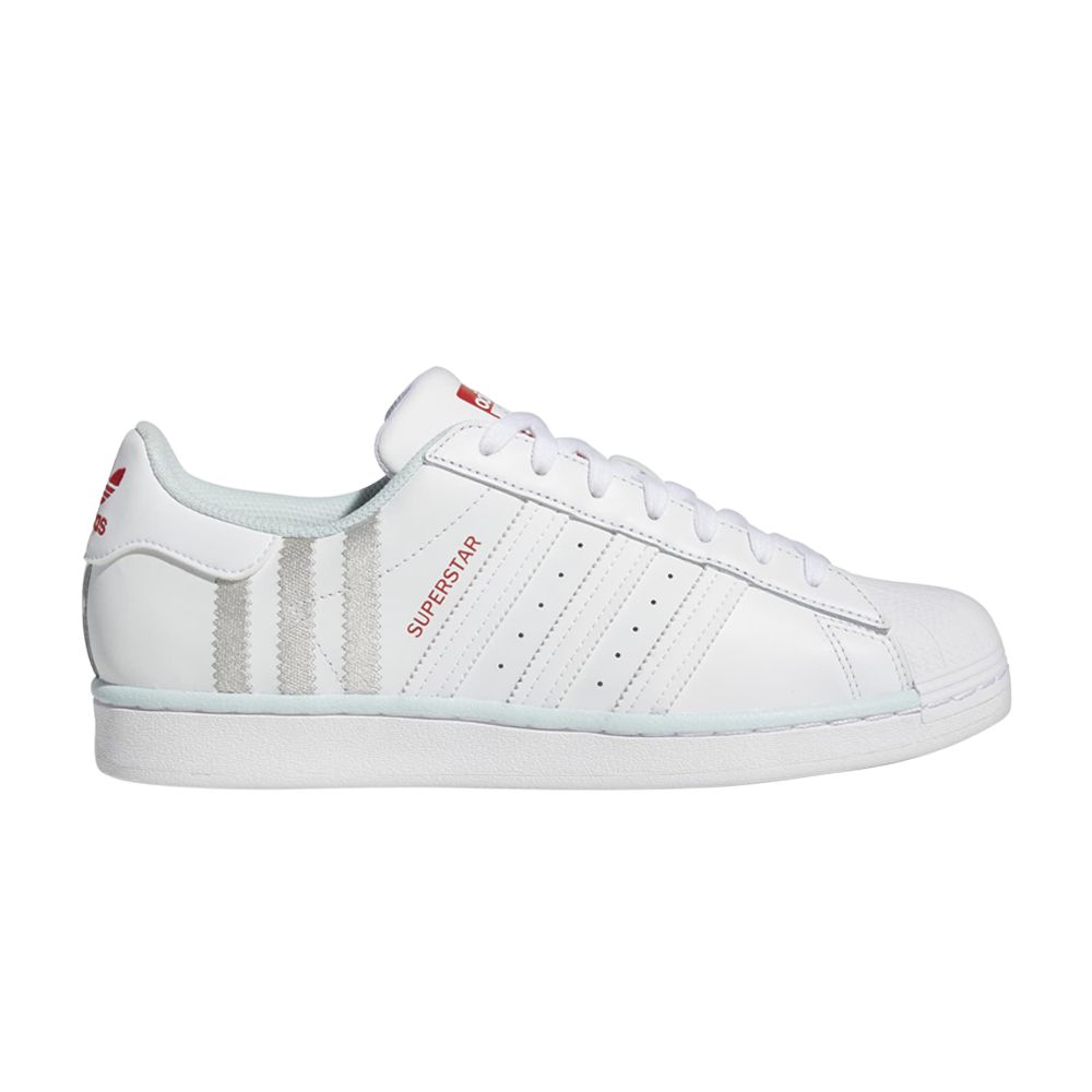 ADIDAS ORIGINALS SUPERSTAR 'WHITE ALMOST BLUE'
